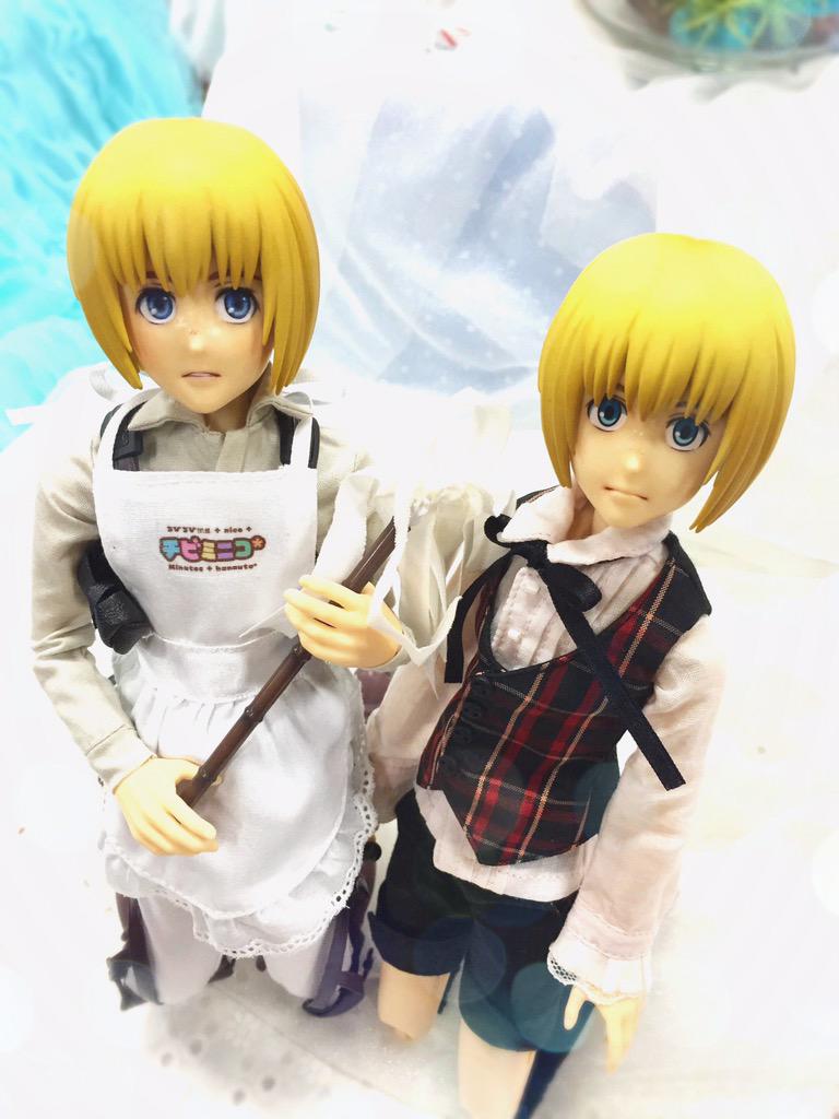 スペースでユリさんのアルミンきゅんと、ユリさんがお顔ペイントしたお嬢さん達を撮影させて頂きました♡ ユリさんがお顔描いた子は紫のドレスの子です♡ お写真