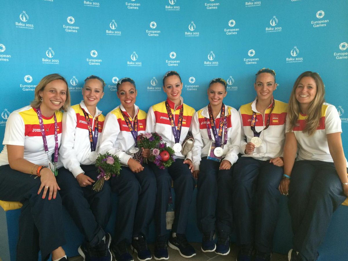 Madrid Sincro en los European Games . Felicidades !!!!!