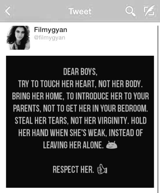hamidabbasi64's tweet photo. #RespectforWomen http://t.co/WApkIqbRz4