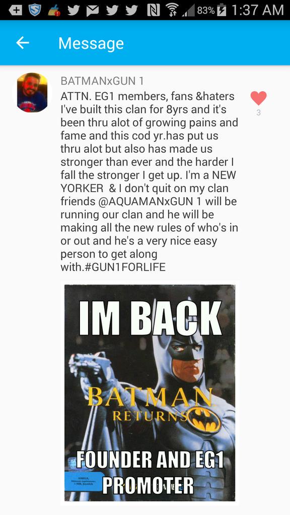 <a href="/EastGun1Clan/">EAST GUN 1</a> <a href="/SUPERMANxGUN1/">SUPERMANxGUN 1</a> <a href="/NIRVANA57GUN1/">NIRVANA57 GuN 1</a> <a href="/GUN1HATERS/">Gun 1 Haters</a> <a href="/GothKitty57Gun1/">GothKitty57Gun1</a> <a href="/EastGun1Elite/">EAST GUN 1 ELITE </a> @sc0ttishgun1 <a href="/SUP3RGIRLxo/">SUP3RGIRLxo</a>