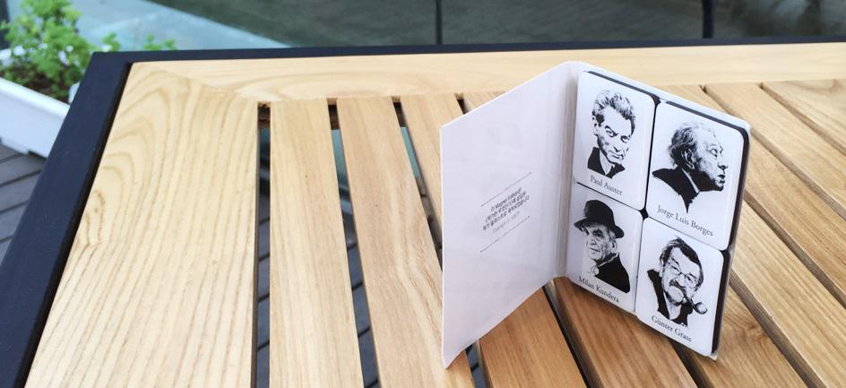 교보문고 두근두근 초여름, 썸 BOOK kyobobook.co.kr/prom/2015/book…

<작가란 무엇인가> 마그네틱 에디션 세트! (4p)
폴 오스터, 밀란 쿤데라, 호르헤 루이스 보르헤스, 귄터 그라스