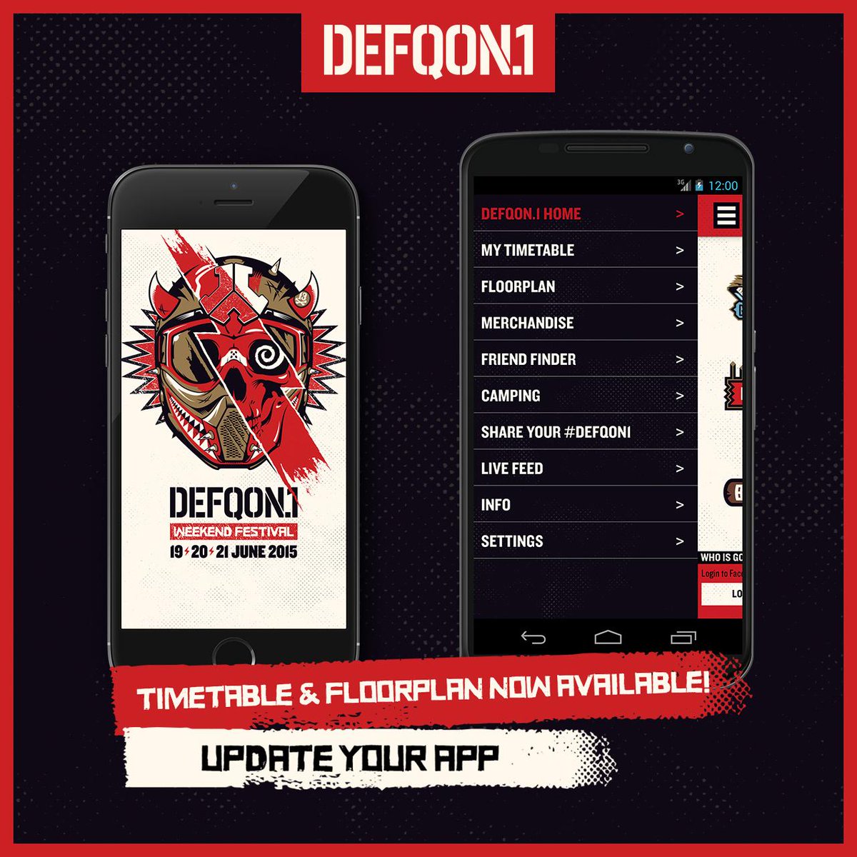 We've added the floorplan and timetable to the #Defqon1 app! Discover the new features here: bit.ly/DQ1_AppUpdate