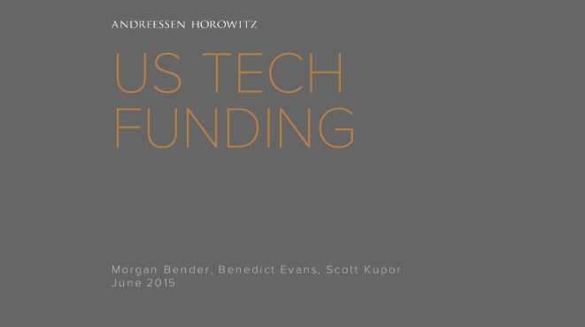 EmilandDC's tweet photo. Well-presented and instructive. "US Tech Funding" by @a16z team. http://t.co/IoOEizBDDo via @boardobservers http://t.co/mG8sXRM6F0