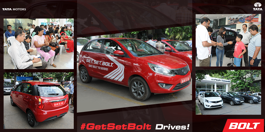 TataBolt's tweet photo. #Bangalore beckoned Bolt lovers for another round of the fun &amp; exciting #GetSetBolt Drives. Here’s a peek. http://t.co/XRJTXtXuH9