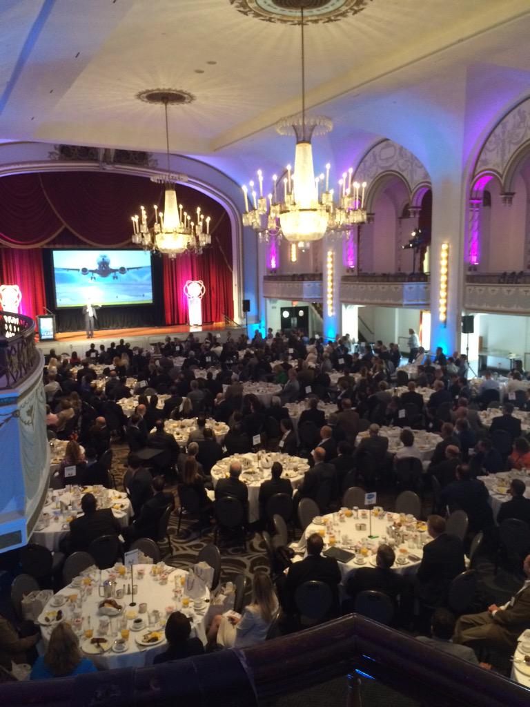 Being inspired by <a href="/weathercompany/">Forecaster</a> CEO David Kenny at the Boston CIO Awards! #cioawards #bostoncio