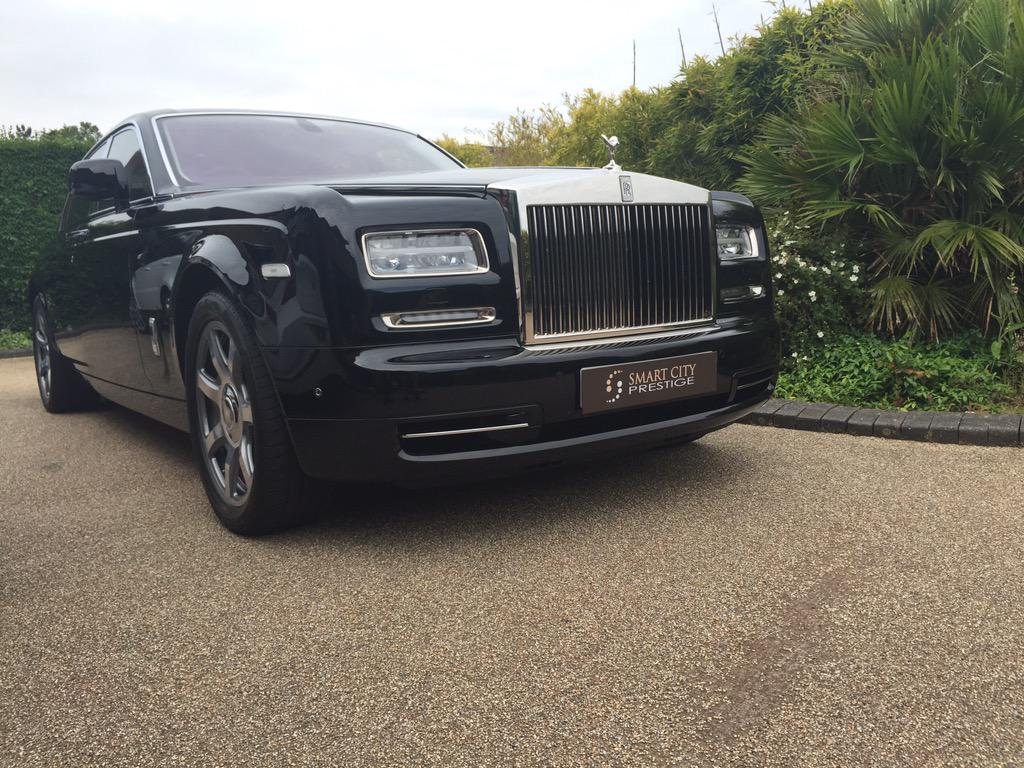 Our brand new #RollsRoycePhantom series II at #Ascotracecourse yesterday