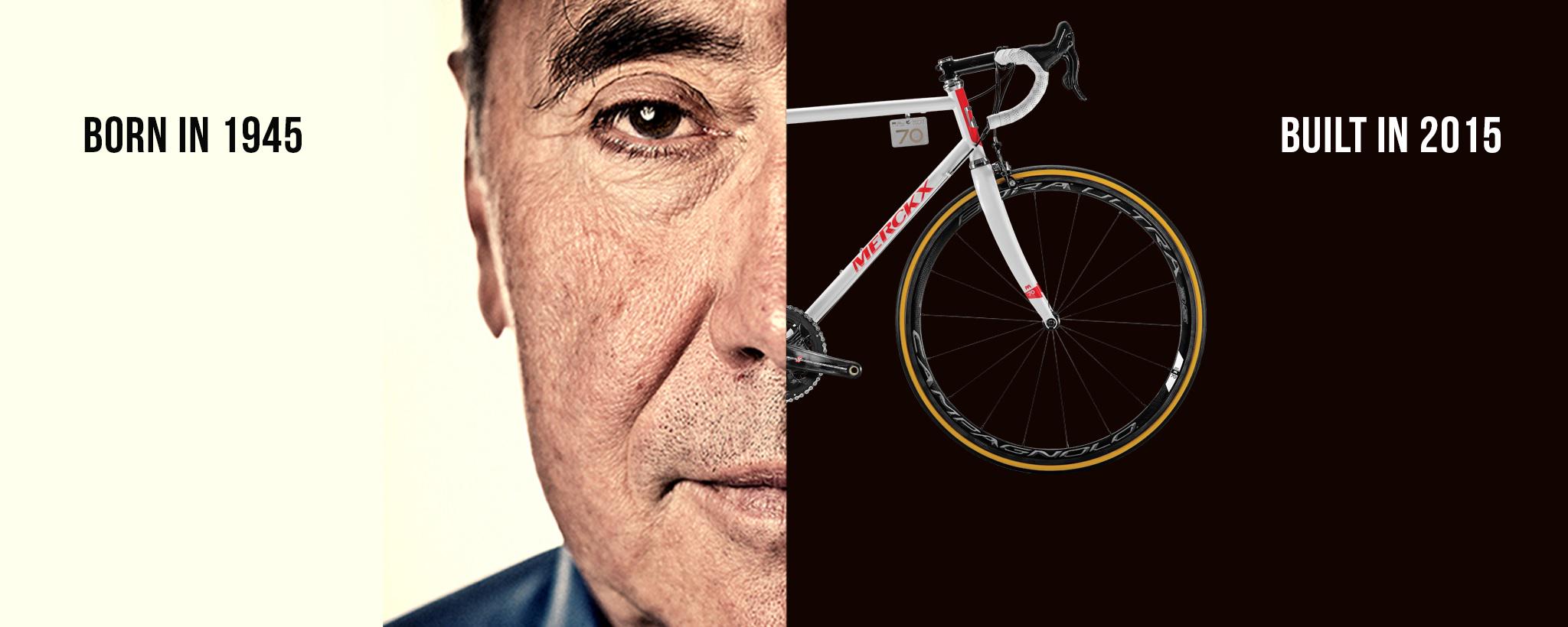 Happy Birthday to the one and only, legendary, Eddy Merckx - 70 today!

Wish Eddy a great day using 