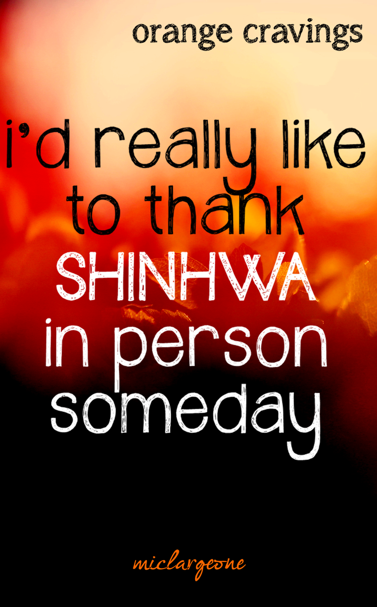 miclargeone's tweet photo. i'll try not to cry if ever.. #OrangeCravings #신화 #SHINHWA #SHCJ http://t.co/2JR7tWbsWK