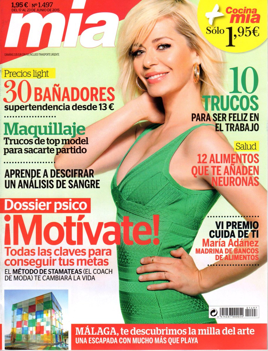 LanajaFactory's tweet photo. @mariadanez amadrinará la #ONG @bancalimentos en los próximos #PremiosCuidaDeTi de @mia_revista. @josepedrazuela http://t.co/S2pyBwkQGX