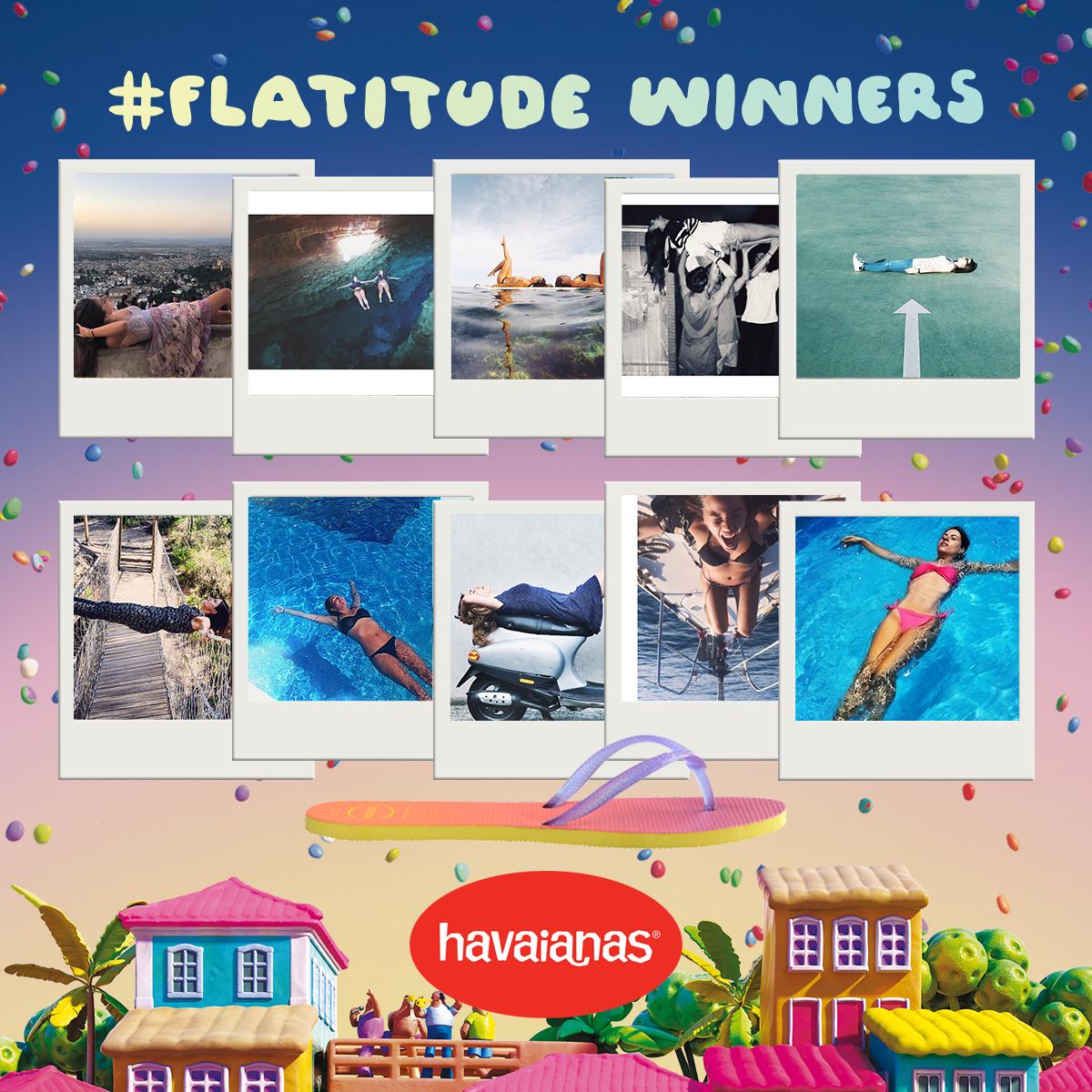 HavaianasEurope's tweet photo. Winners of our #Flatitude #competition have been announced! See the winners on Instagram: https://t.co/L4Me2l50Wb. :) http://t.co/OwRUP36DPM