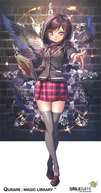 【QURARE:魔法図書館】にて、カードイラスト1点描かせていただきました。 