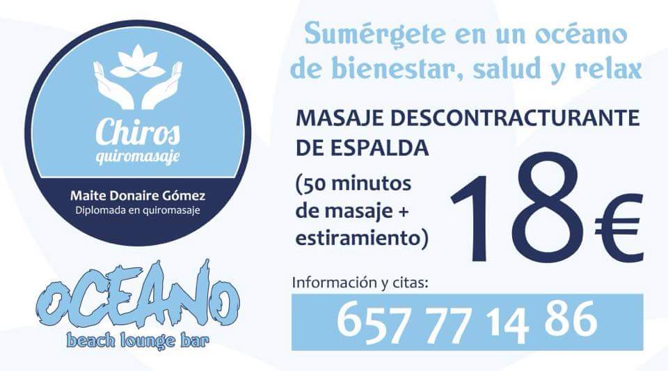 BeachOceano's tweet photo. #relax #masaje #contractura #salud en #OceanoBeachClub @Valentin824  @AytoPuntaUmbria  @Cbpunta  #puntaumbria http://t.co/HLWxUt3Ra0