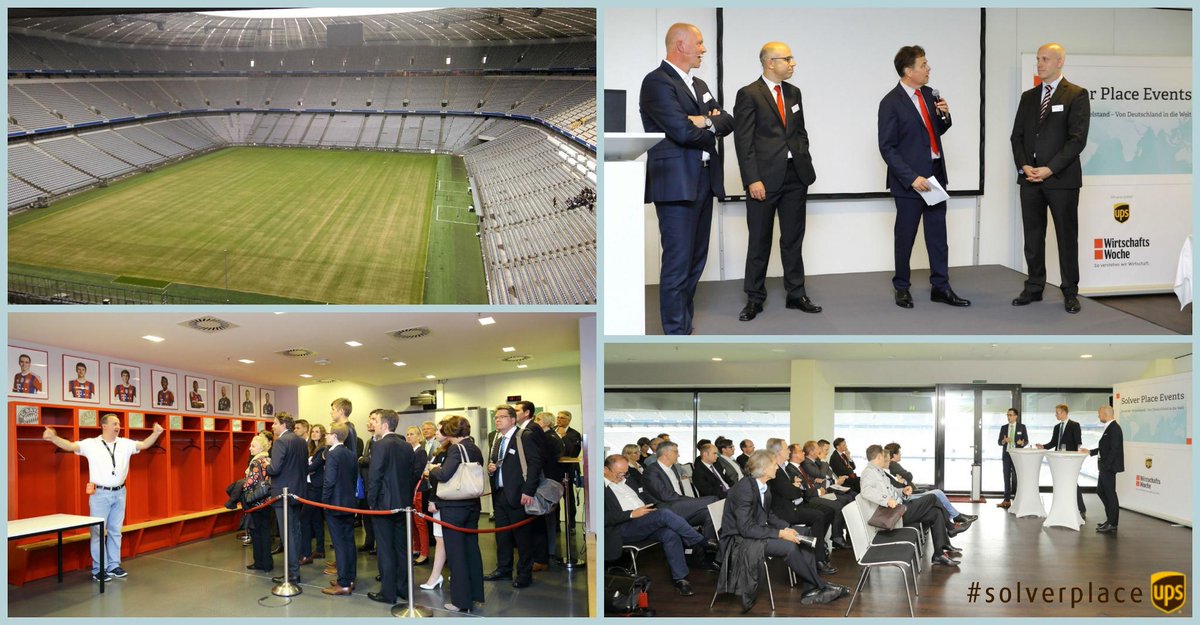 UPS_DE's tweet photo. Der 1. #solverplace Event in der Allianz Arena war ein voller Erfolg. Next Stop: Dortmund und Stuttgart! http://t.co/AeSssYsQmT