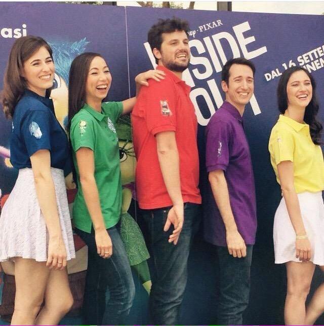 illuminateviews's tweet photo. #FOTO Lodovica e il cast di #InsideOut in una conferenza di stampa. [@Lodocomello] [@paolocomello] 💕 #LCPT http://t.co/upYhjj72Km