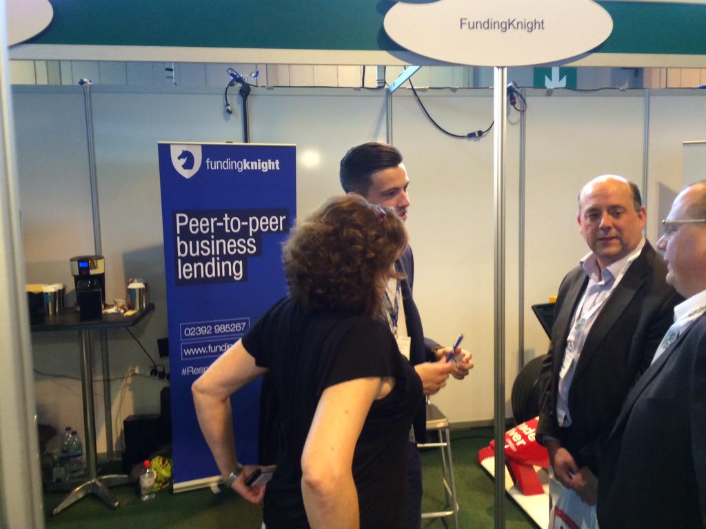 graemecwm's tweet photo. Plenty of visitors to the @FundingKnight stand at @NACFB #CEFF2015 http://t.co/iW5Lbe2ZaA