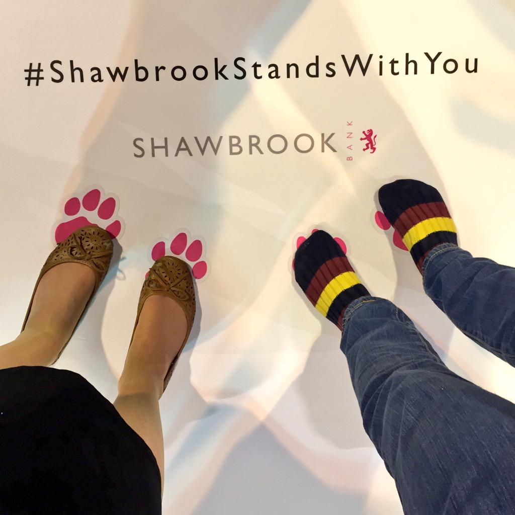 Commercial_Rep's tweet photo. We love @ShawbrookBank - and not just for the free socks! #ShawbrookStandsWithYou http://t.co/5reCFKbhGu
