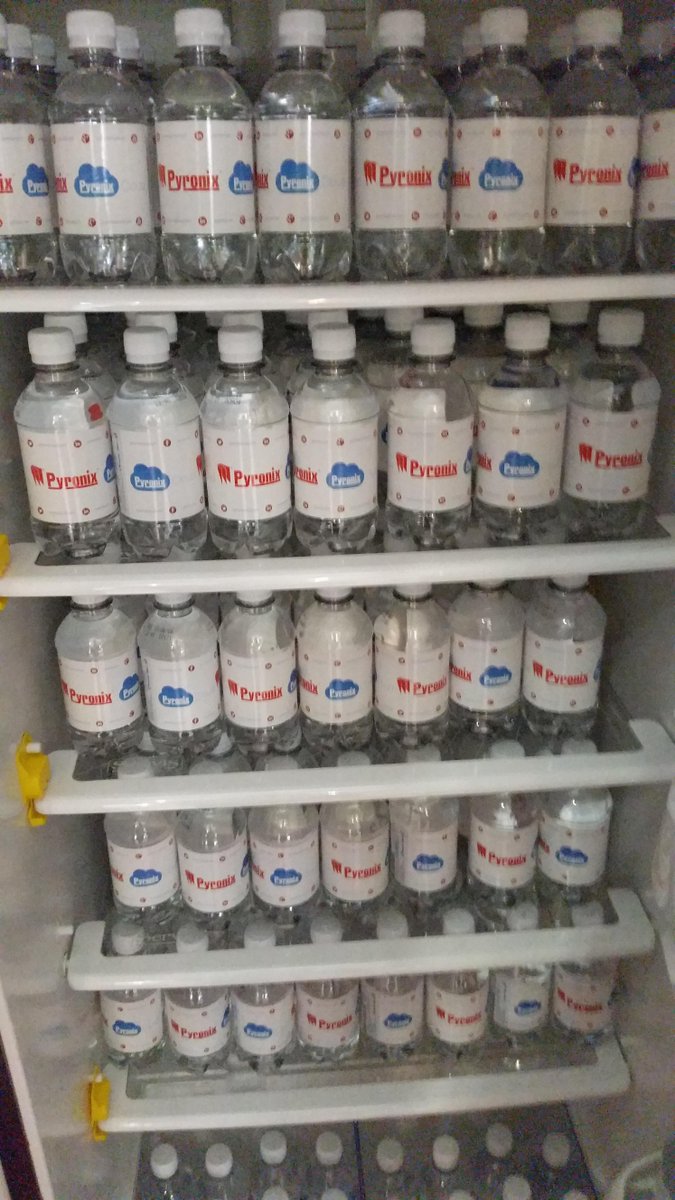 Pyronix's tweet image. Fresh from the #PyronixCloud to keep @IFSEC hydrated @excellondon make sure you drop by stand E1550 #security #IFSEC