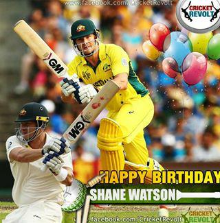 Wish A Very Happy Birthday To Shane Watson   