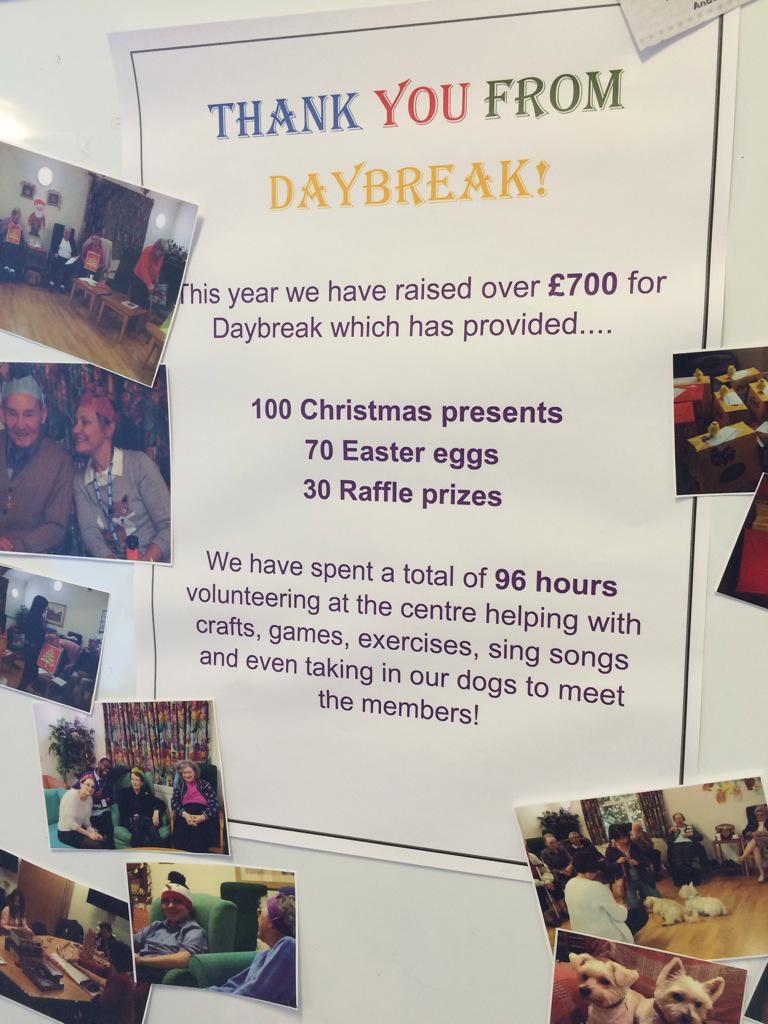 A huge well done to the team @HEThamesValley for volunteering &amp; raising £ for the Oxford dementia charity 'Daybreak'