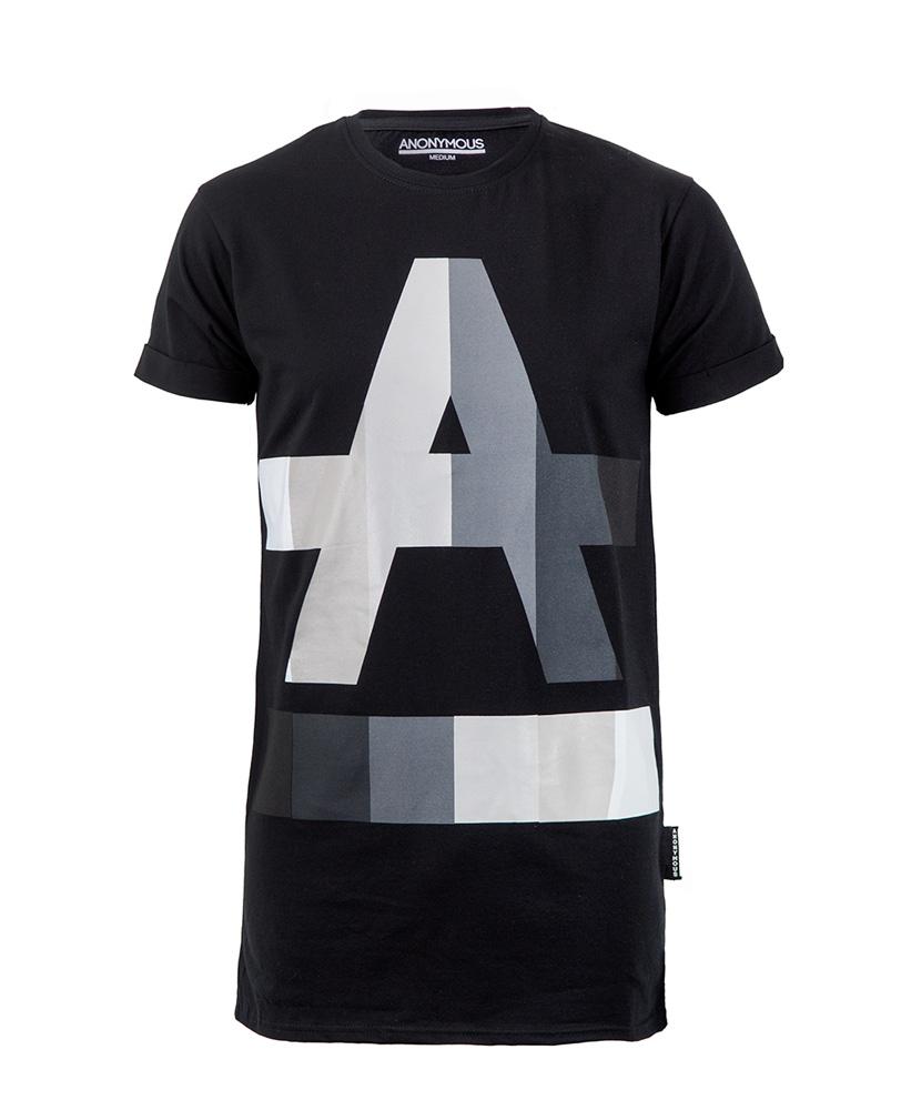 #NEW #ANONYMOUS Gradient Long Tee £45 - folded sleeves/longer length/gradient print/urban #menswear #madeinengland