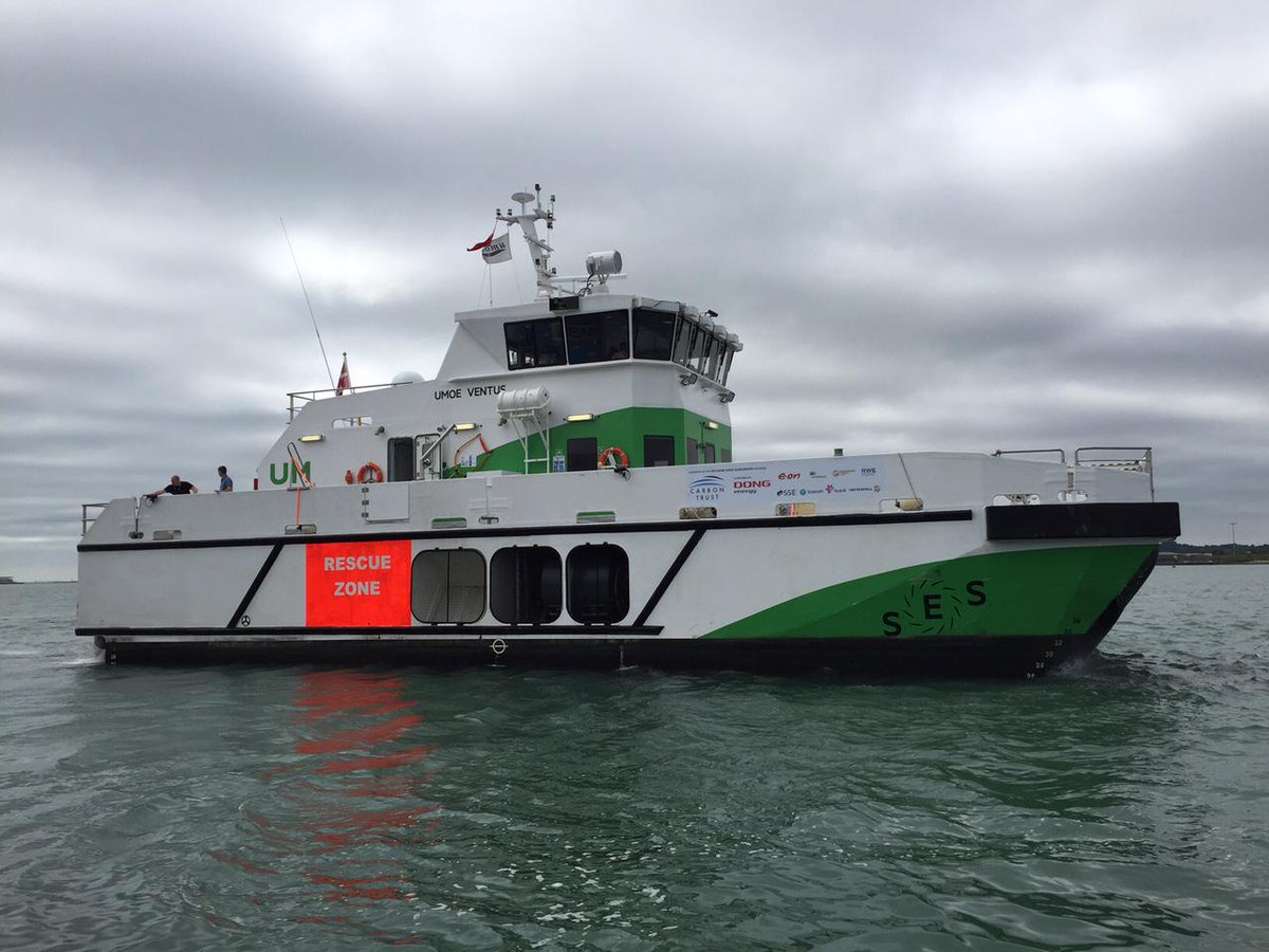 We're at @seaworkintl today and this morning have been demonstrating the <a href="/UmoeMandal/">Umoe Mandal</a> Wave Craft access vessel