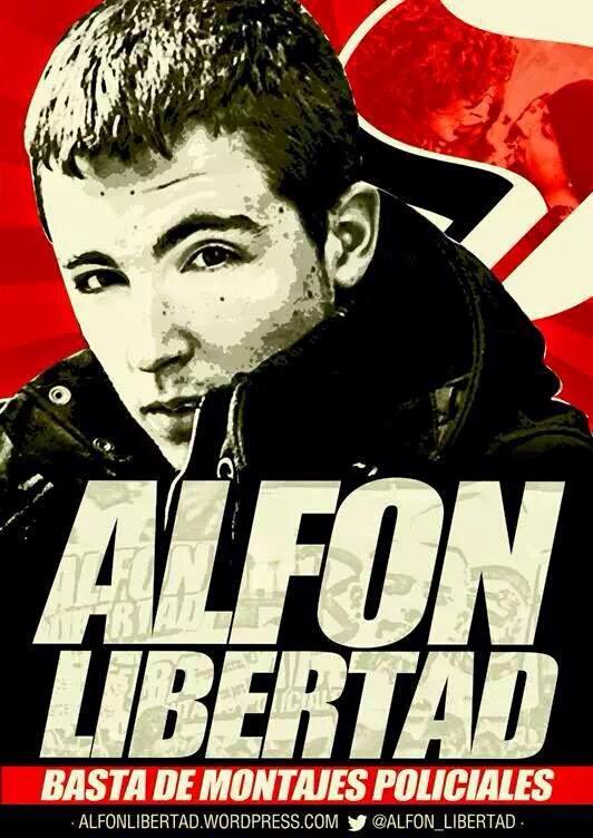 XuntaEstAstur's tweet photo. Tarrecemos tener que dicir otra vegada que tamos #FartesDeRepresión. ¡Valió de persiguir a la mocedá! #AlfonLibertad http://t.co/ZXHjaG22CN