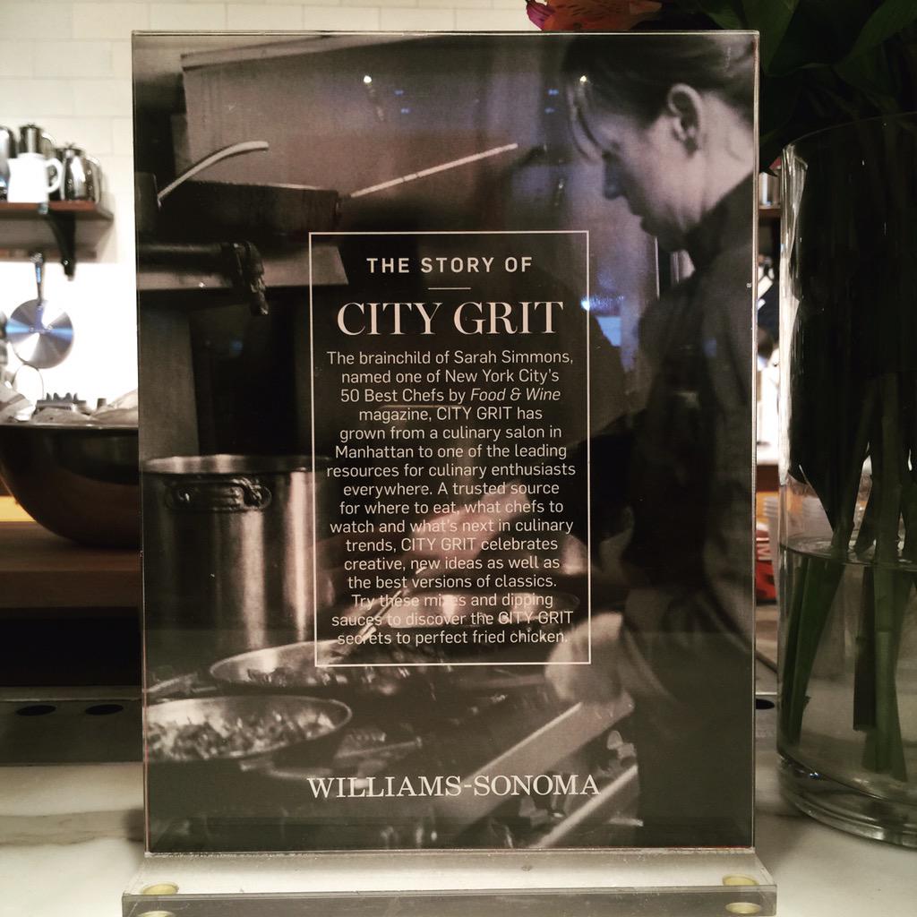We have the incredible people from chefs coming from City Grits at 6pm to demo he incredible seasoning we offer.