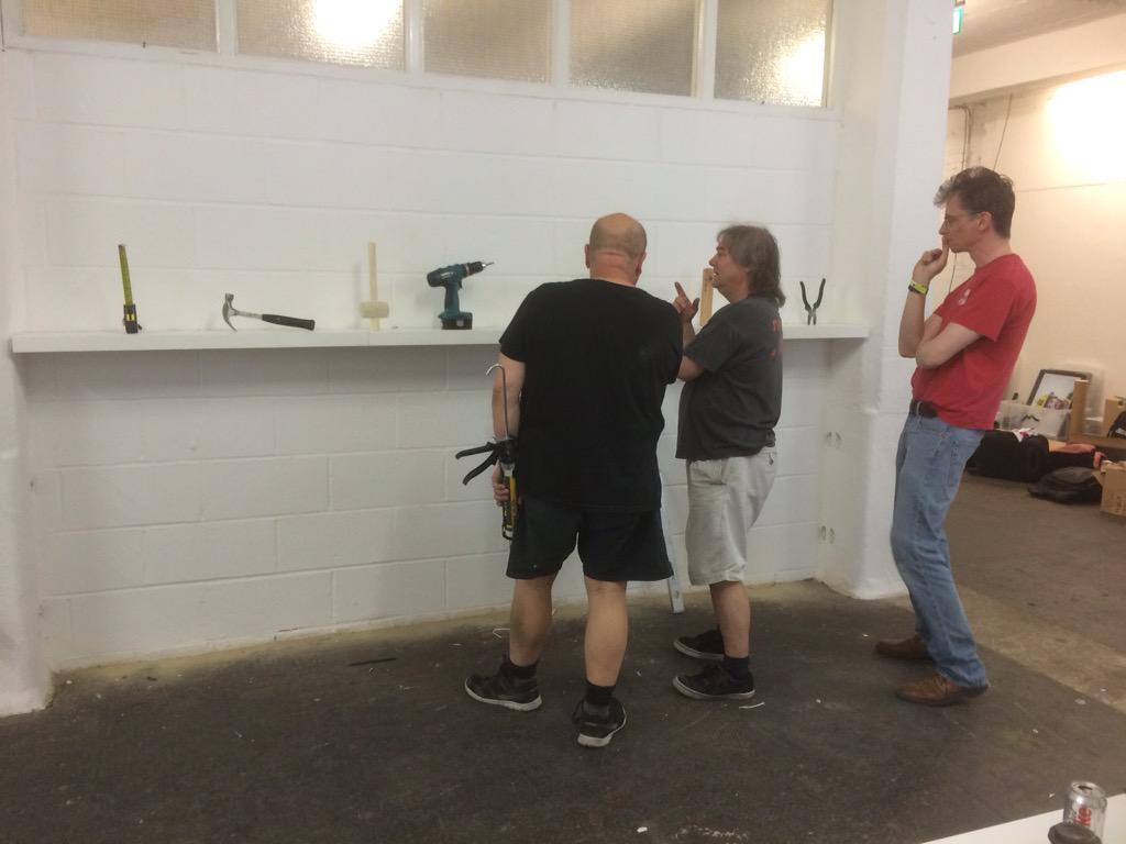 collective_vis's tweet photo. Our technicians getting creative at the @trumanbrewery #freerange #collectvis @CU_Photography http://t.co/s8Xh2lqBLJ