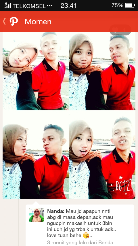 nda_uh's tweet photo. 3bulan untuk seterusny langgeng.. http://t.co/an0J4blm4m