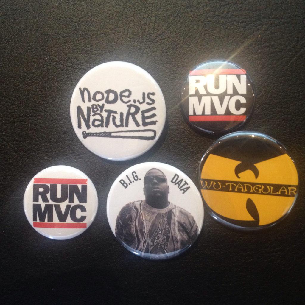 StackMean's tweet image. RT HenriHelvetica: Ahh man... The RapperTurnedDev pins just got delivered. Looking good. #javascript #js #AngularJ…