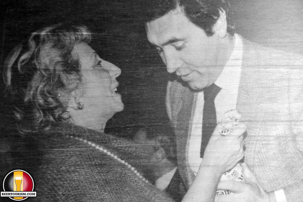 Rosa Merckx with Eddy Merckx. Today is his birthday - so - happy birthday to you Eddy.  