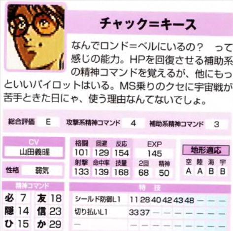 つゆり Tuyuri N 在 Twitter 上 スパロボ攻略本 五飛ネタみたいな風潮ありますけど基本微妙なユニットは全部ディスっていくというか本当に本当にボロクソに言われてるのはキース Http T Co Xg9xhzrilh Twitter