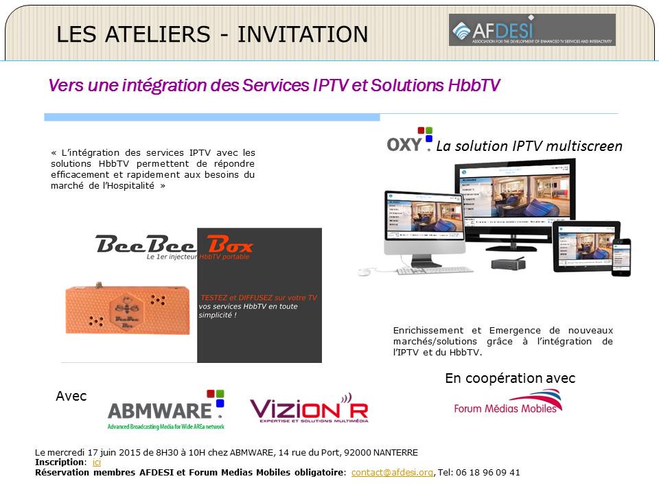 ABMware's tweet image. AFDESI : ABMWARE a démontré ses solutions logicielles IPTV &amp;amp; HbbTV pour les marchés de l‘Hospitalité et de la Santé.