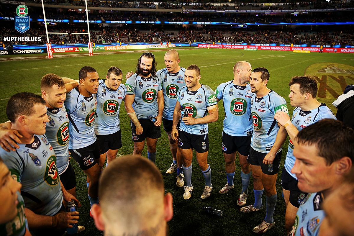 NSWBlues's tweet image. The winning huddle!

#Origin #UpTheBlues