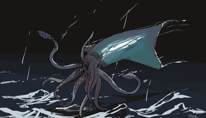 クラーケンのtwitterイラスト検索結果 古い順