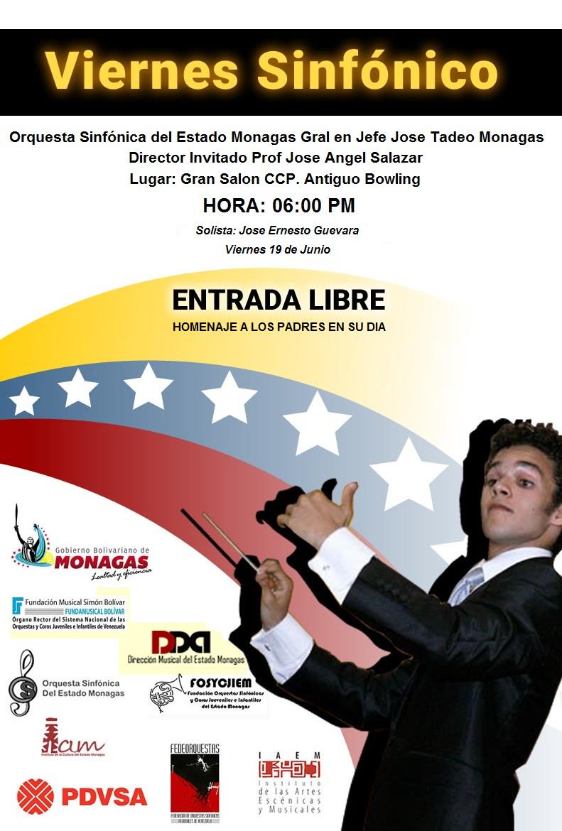 ORQUESTA SINFONICA GRAL EN JEFE JOSE TADEO MONAGAS INVITA <a href="/elPeriodicoDM/">El Periódico De Monagas</a> @laverdaddmo <a href="/PrensadeMonagas/">La Prensa de Monagas</a> <a href="/SistPun/">Orquesta de Punceres</a>