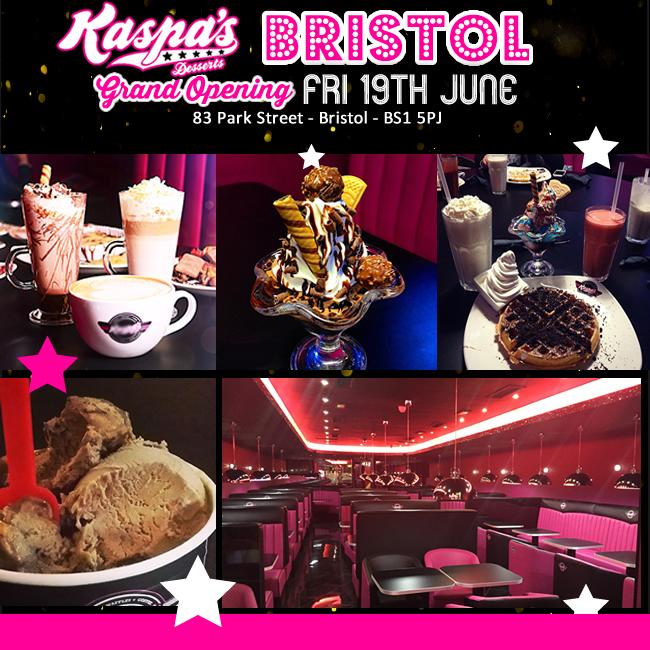 Kaspas Desserts on Twitter: "**ANNOUNCEMENT** Our #BRISTOL branch is