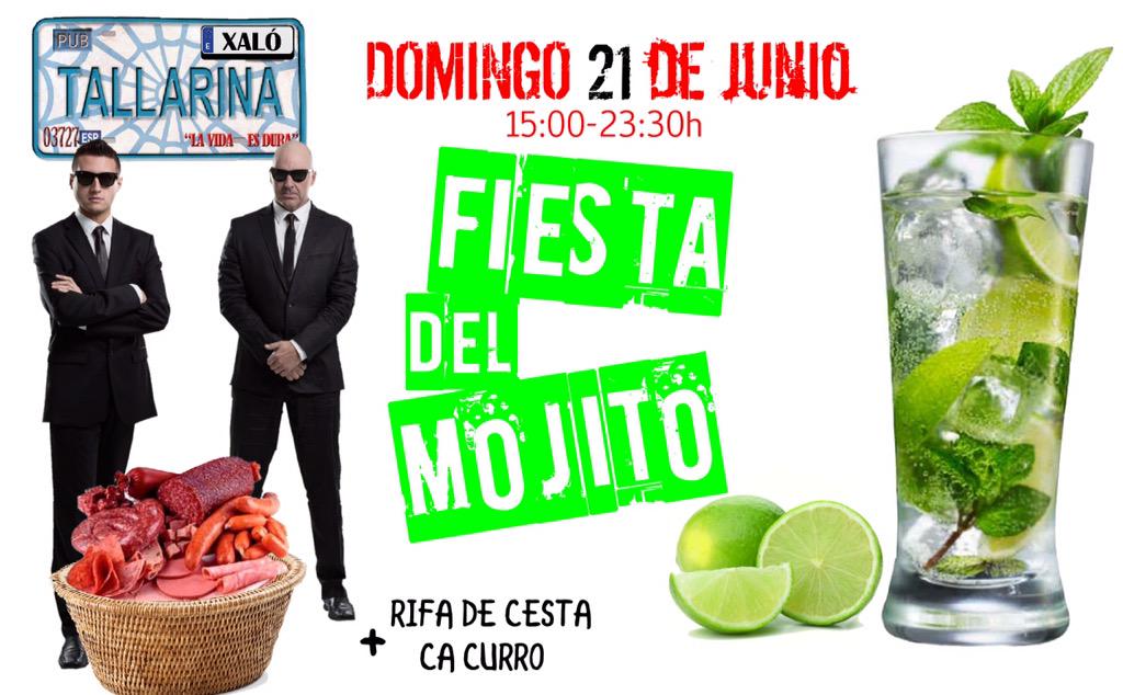SantiBertomeu's tweet photo. Este Domingo @CanTallarina Fiesta del Mojito + Rifa de la Cesta de Embutido de #CaCurro con la @CFestes2015 de #Gata http://t.co/ItE2vK5FJT