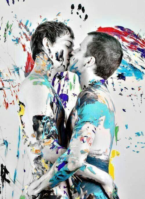 LGBTPlusProud's tweet photo. True colours. Are beautiful. Like a rainbow. #noh8 https://t.co/FfKQSgPEun