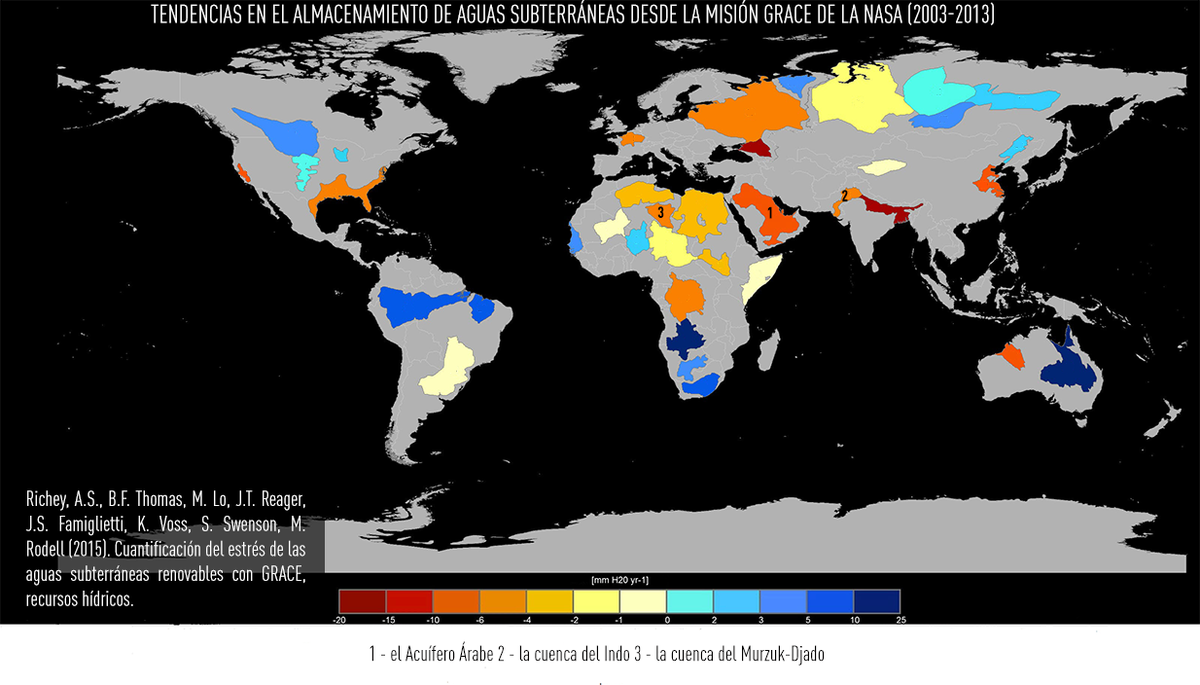 ReporteYa's tweet photo. #17J Terroríficо mapa de la #NASA: la Tierra se está quedando sin agua http://t.co/2KUIBetooc http://t.co/iWuw8Jc7FH - Vía @ActualidadRT