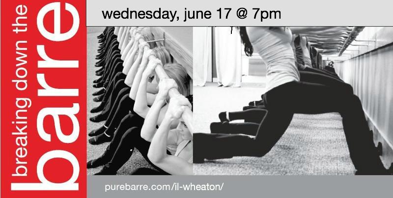 pbwheaton's tweet image. Don't forget about tonight's Breaking Down the Barre FREE class at 7pm! Sign up online! purebarre.com/il-wheaton/