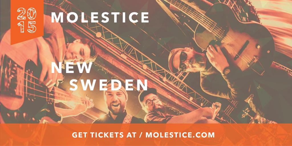rockonphilly's tweet photo. Don't miss out on DE's own @NewSwedenMusic playing LIVE &amp; FREE at #Molestice this Sat. 6/20 http://t.co/q5Js4l5ltd http://t.co/olVWAD4Vbv