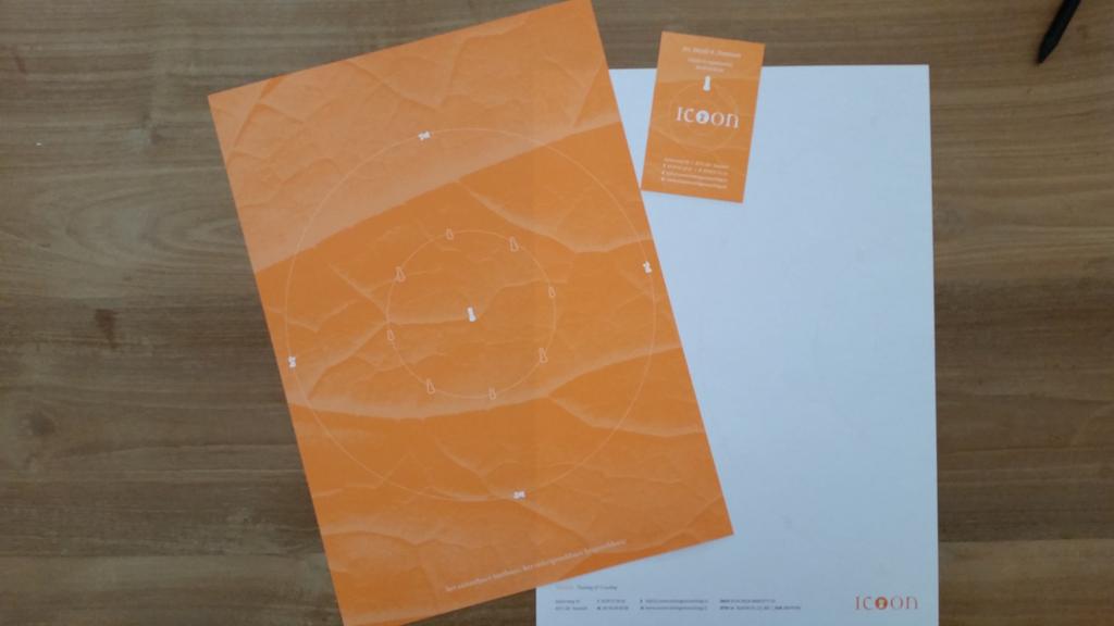 Mijn nieuwe briefpapier en visitekaartjes met nieuwe logo binnen!!