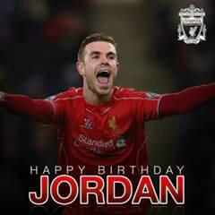 Ehhh iyaaa mimin lupa ucapin happy birthday tuk my captain jordan henderson 