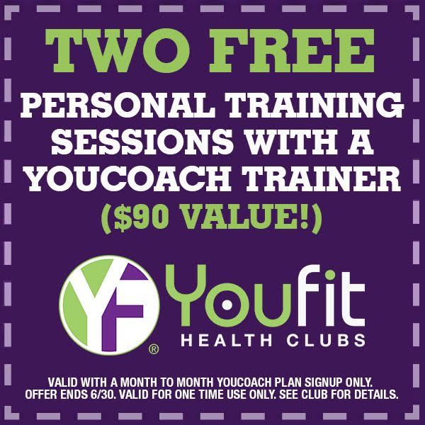 Youfit Health Clubs® on Twitter "Present this coupon in club to claim