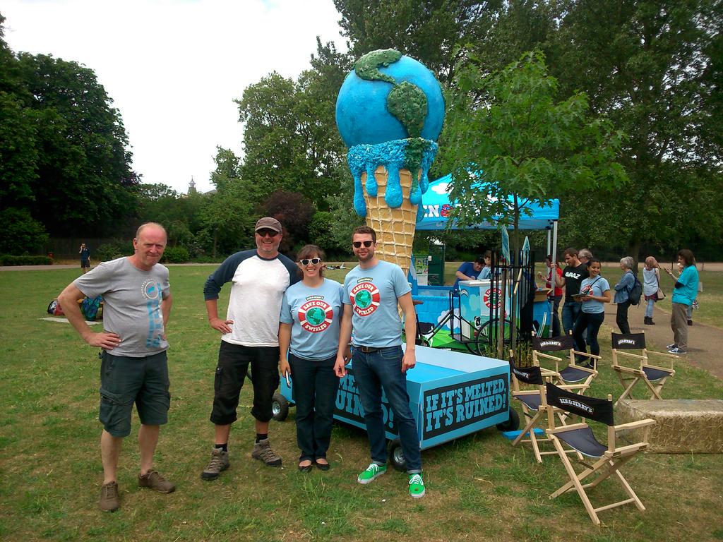 Nice day for complimentary B&amp;J's ice cream #fortheloveof