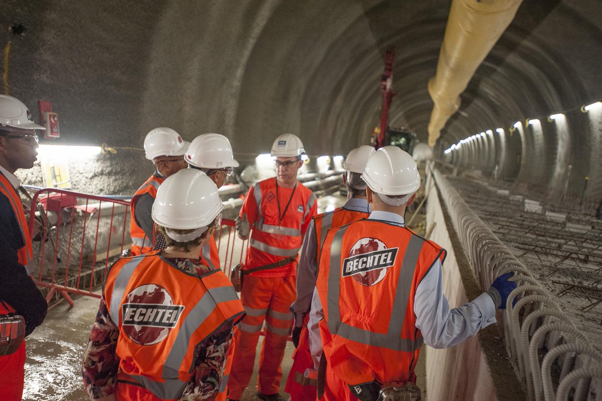 Bechtel's tweet photo. Thrilled to host fellow Global Cities Business Alliance members on a #Crossrail visit today #GCBA15 #smartcities http://t.co/PnKOcuCl6w
