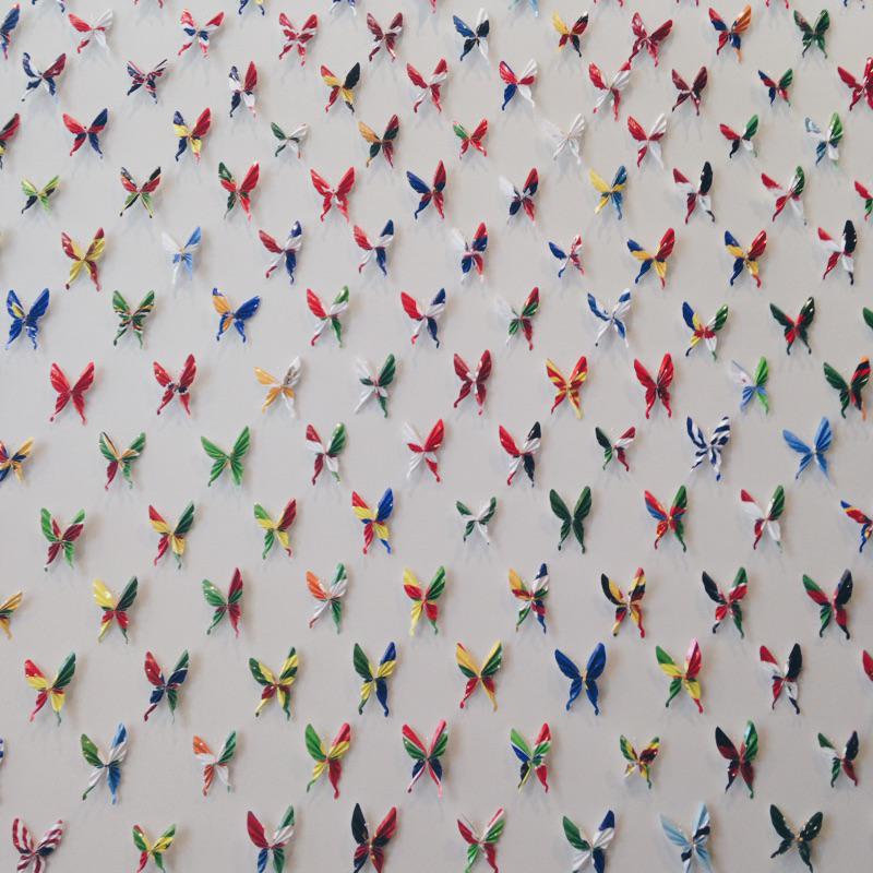 kylehyams's tweet image. Admiring some of @DowntownCredo's artwork during my #prplremote day. #VSCO