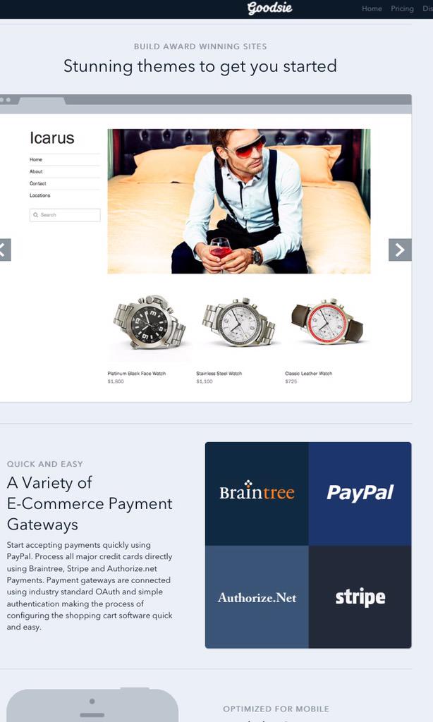 Data099's tweet image. موقع "Goodsie" لإنشاء/تأسيس متجر إلكتروني... بداية محفزة لـ #ريادة_الأعمال   
goodsie.com
@SaudiUK #ريادة