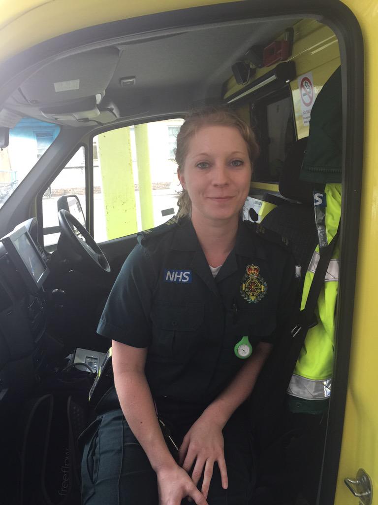 EEAST_SLMSC's tweet photo. Just been out with Student Para Christina and para Russell to patient suffering severe chest pains #999nsc http://t.co/CaIVZj3VzO